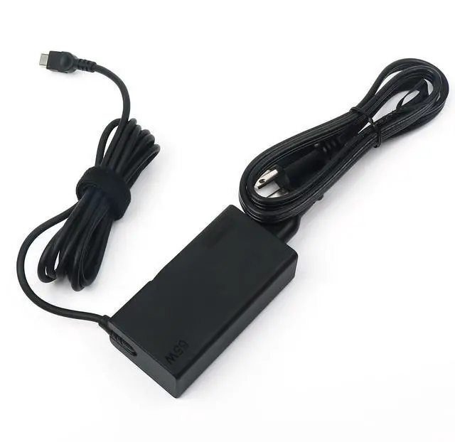 Alt view image 5 of 7 - Laptop Charger 65W Watt USB Type C(USB-C) AC Power Adapter - ThinkPad X1 Carbon Gen 11,E16, ADLX65YDC3E