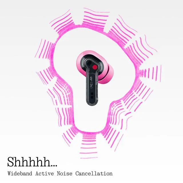 Alt view image 4 of 7 - Ear (3a) Noise Cancelling Earbuds, 45dB Hybrid ANC, 12mm Driver with Hi-Res Audio and Bigger Bass, 6 Mics for Clear Calls & Recording, Dual Connect Bluetooth Earphones for Sport, Travel, Work