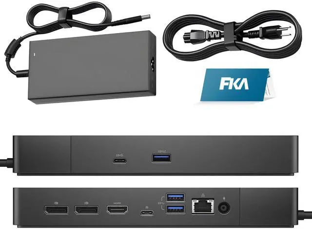 Main image of Dell WD19DCS Docking Station, Performance Dock WD19DCS, with 240W Power Adapter + 210W Power Delivery