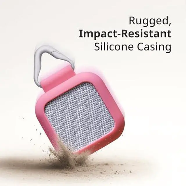 Alt view image 5 of 7 - Talk® Kids GPS Tracker & Communication Device with Cherry Silicone Case Screen-Free, Push-to-Talk Voice Messaging, School-Friendly, 7-Day Battery, 30-Day Satisfaction Promise