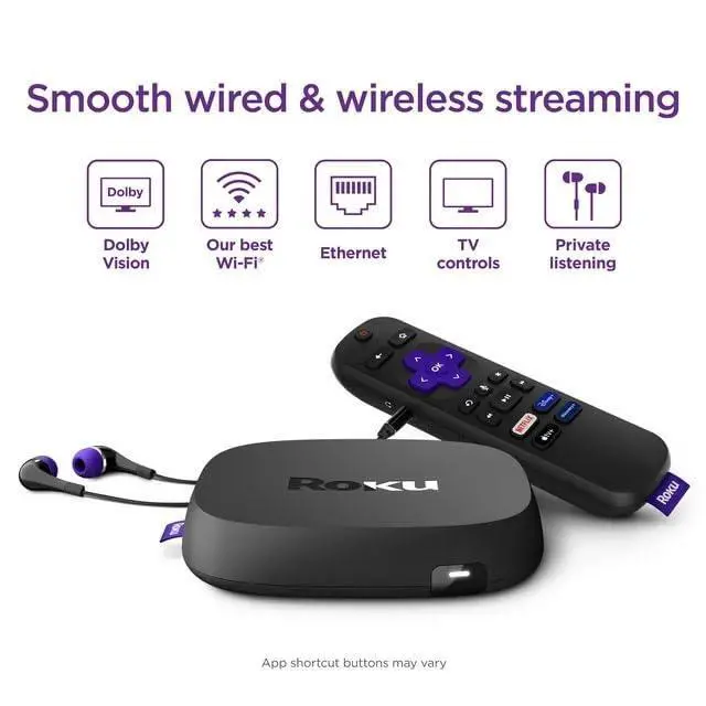 Alt view image 2 of 7 - Ultra LT Streaming Device 4K/HDR/Dolby Vision/Dual-Band Wi-Fi with Voice Remote and HDMI Cable, with MTC HDMI Cable and USB Extension Cord