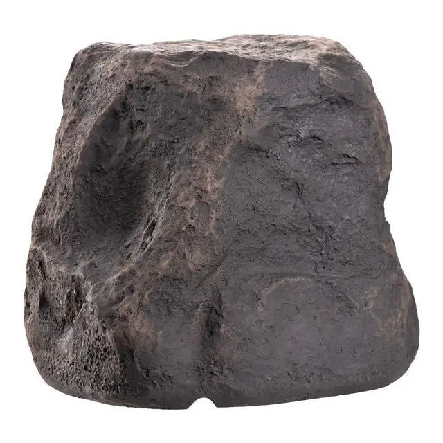 Alt view image 4 of 6 - 5.25" 120W Wireless Bluetooth Outdoor Rock Speaker Weather Resistant, Slate Dark Grey - BTR-150
