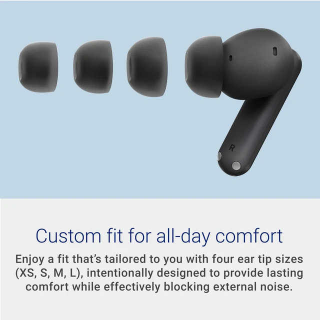 Alt view image 6 of 7 - Pro Plus Earbuds EB525, True Wireless, Noise Canceling, Bluetooth 5.3 Adaptive ANC, Hearing Protection, USB Charging, Teams & Zoom Certified, IP54 resistant, 33 hr listening