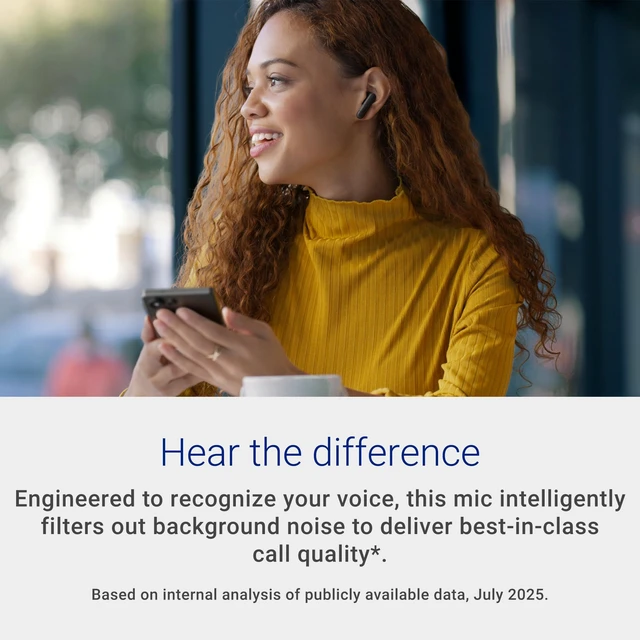 Alt view image 7 of 7 - Pro Plus Earbuds EB525, True Wireless, Noise Canceling, Bluetooth 5.3 Adaptive ANC, Hearing Protection, USB Charging, Teams & Zoom Certified, IP54 resistant, 33 hr listening