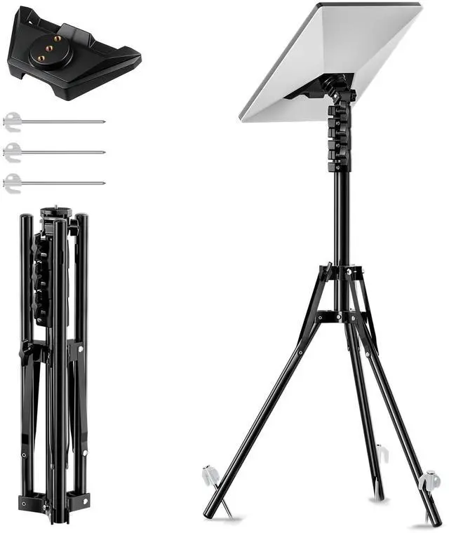 Main image of Starlink Mini Tripod Mount, 63" Tripod Stand with Ground Stakes | Adjustable Height and Angle, With Pipe Adapter, Designed for Starlink Mini Setups at Camping, RV Travel and Outdoors
