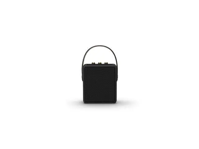 Alt view image 6 of 7 - Stockwell II Portable Bluetooth Speaker, Black and Brass