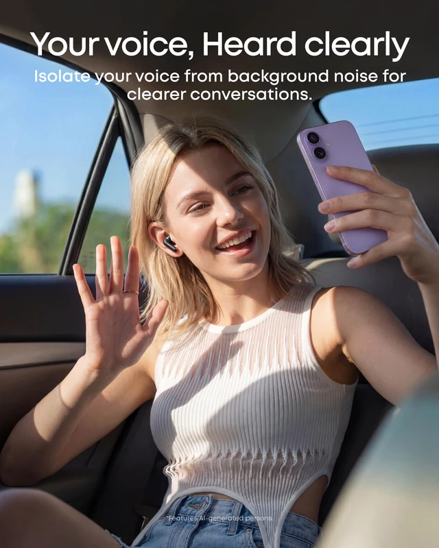Alt view image 6 of 7 - Anker P42i Wireless Earbuds with Adaptive ANC for Daily Noise | Natural Mode for Concerts & Live Events, Hi-Res Audio with LDAC, 56H playtime, AI Clear Calls, Wireless Charging, IP55