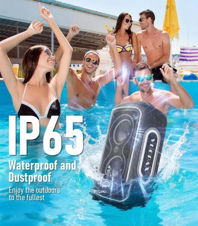 Alt view image 3 of 7 - Bluetooth Speaker Loud, 240W Peak Portable Wireless Party Speakers | Boost Bass,BT5.4, IP65 Waterproof,24H, Fast Charge, TWS, RGB Lights for Outdoor, Beach, Camping, BackyardGrey