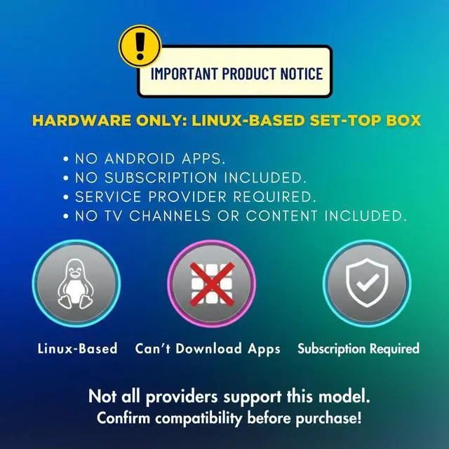 Alt view image 5 of 7 - MAG540w3 Set-Top Box 4K HDR Streaming Media Player, 4K HDR Output, Amlogic S905Y4, Dual-Band Wi-Fi, Linux 4.9, HDMI Cable, Remote - Hardware Device Only