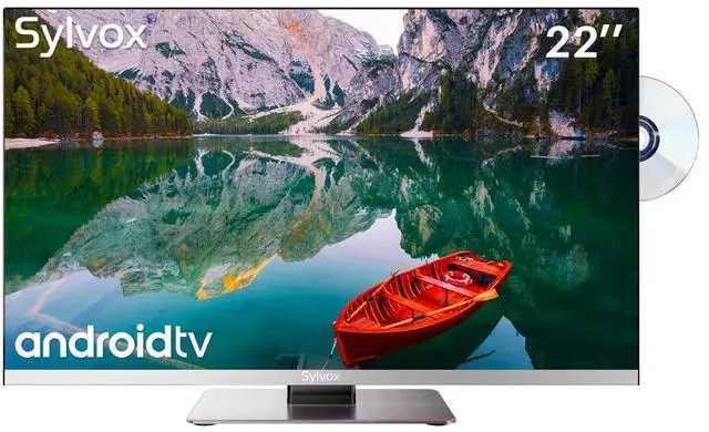 Main image of 22'' Smart 12 Volt TV Digital Video Disc Combo FHD 1080P Android 11.0, with ARC CEC WiFi Wireless Connection, for Home, RV Camper, and Mobile Use(Limo Series),Black