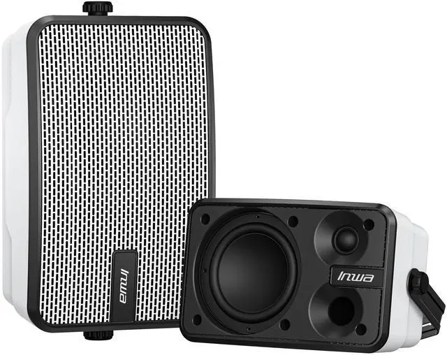 Main image of Outdoor Bluetooth Speakers, IPX5 Waterproof 400W Wall Mount Speaker, Powerful Indoor/Outdoor Sound System, Wireless Sync Up to 100 Speakers, Suitable for Patio/Porch/Gazebo/Garage(MZ-621, Pair)