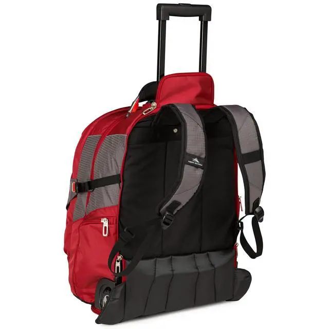 Alt view image 4 of 4 - XBT - Business Rolling Backpack, Carmine/Red Line/Black, One Size