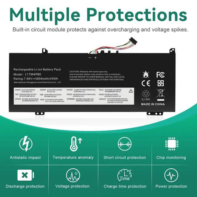 Alt view image 7 of 7 - L17M4PB0 L17C4PB0 Battery for Lenovo Flex 6-14 6-14IKB 6-141KB 6-14ARR IdeaPad 530S 530S-14ARR 530S-14IKB 530S-141KB 530S-15IKB 530S-151KB Yoga 530 530-14ARR 530-14IKB 14IKBR 141KB 14ARR 15ARR 15IWL