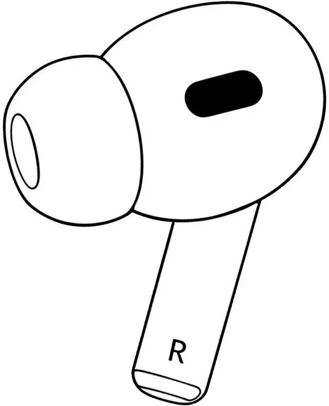 Main image of OEM Single Right Earbuds Replacement for Pod Pro (2nd Generation), A3047, A3048, A3049. Genuine Right Ear Side Only, Compatible Original Air Pro 2 A2968 Charging Case (Right-A3047 A3048 A3049)