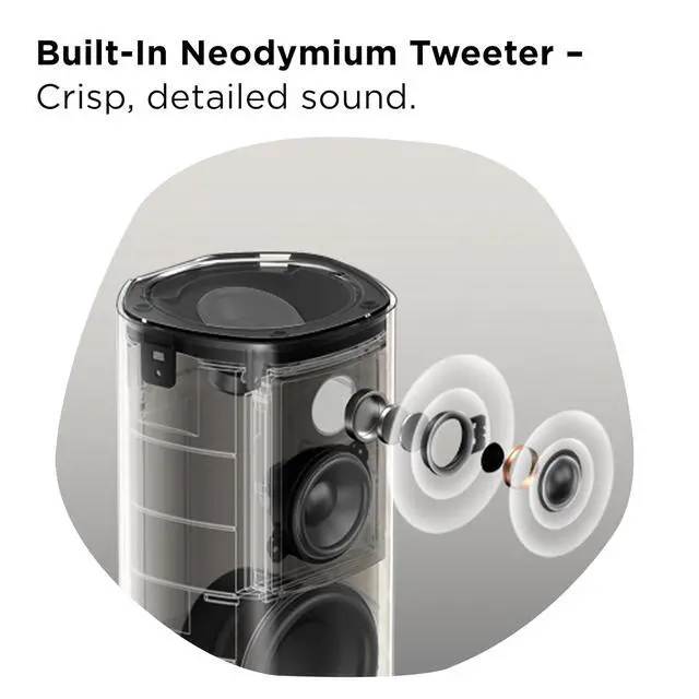 Alt view image 7 of 7 - Z100 Wireless Immersive 3D Home Theater Speaker | Compatible with QM7L and QM8L TV | Dolby Atmos Smart Auto Calibration | Flexible Placement & Modern Design | Latest Model