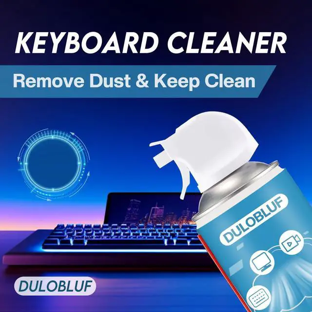 Alt view image 2 of 7 - Compressed Air Duster: Computer Keyboard Cleaner