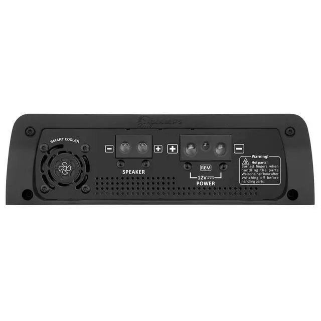 Alt view image 4 of 7 - Taramps BASS 1200 1 Ohm 1 Channel Mosfet Amplifier 1200 Watts RMS, Monoblock, Crossover, Bass Boost, RCA/High Level Input, Class D, Car Audio System Monitor Level Remote Included, Great for Subwoofers