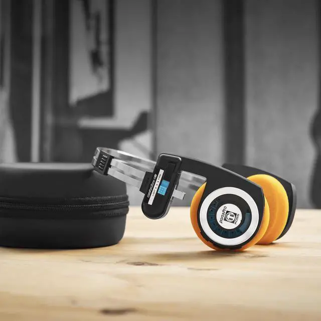 Alt view image 6 of 7 - Porta Pro Wireless 2.0 Retro 80s Style On-Ear Headphones, Black | 20+ Hour Battery Life, USB-C Charging, Microphone, Analog Audio Pass Through