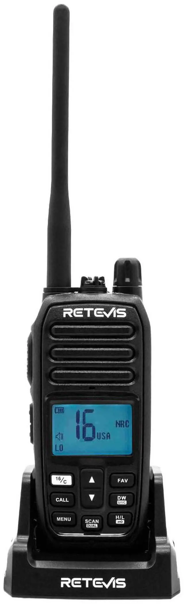 Main image of RM21 5W VHF Radio Marine IP67 Floating, Noise Cut for Yacht(1 Pack) | 1-Press AI Noise Reduction, 1800mAh Battery, Submersible, Global Channels, NOAA Weather Alert, Coastal Fishing, Travel Sport