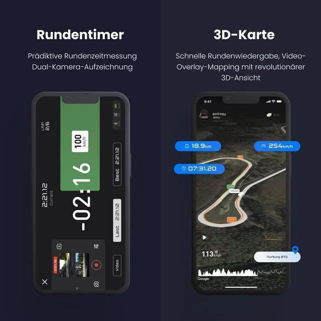 Alt view image 7 of 7 - New GPS Based Performance Meter, up to 25Hz GPS Laptimer, Upgraded UBLOX 10th Gen High Performance GPS Module, Trusted by Million Users, USB-C Charging Port (DRG70-C)