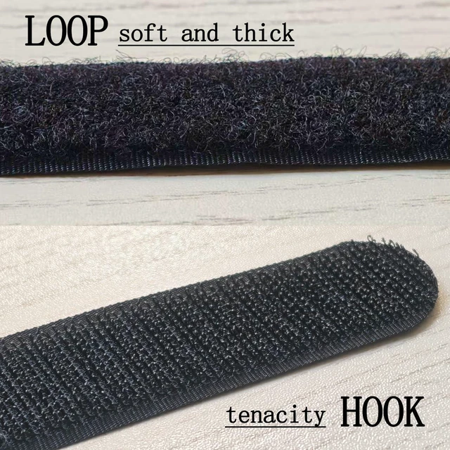 Alt view image 4 of 7 - 24 inch Hook and Loop Cable Strap - Reusable Fastening Strap - 12 PACK 1 inch Wide Nylon Cable Cinch Wrap