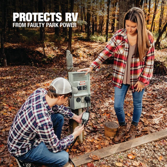 Alt view image 5 of 7 - Surge Guard 30 Amp Portable RV Surge Protector with Enhanced Diagnostics, 2100 Joules, 44280