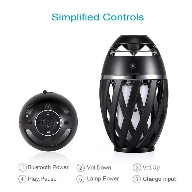 Alt view image 5 of 7 - Gifts for Men, Him, Outdoor Bluetooth Speaker, Unique Gifts for Him Dad, Wireless Speaker Waterproof with Torch Light, BT5.0 with HD Audio and Enhance Bass, Birthdays Gifts for Men Her Women