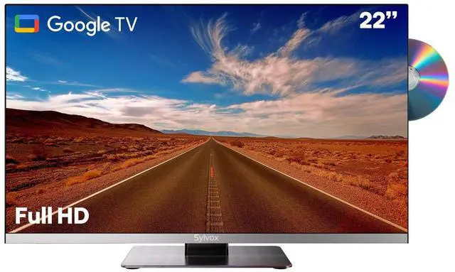 Main image of 22 inch RV TV, 12V Smart TV with DVD Player Built-in, 1080P FHD | AC/DC Power, 9-32V Wide Voltage, Low Energy Consumption, Bezel Less, Seismic Design, for Car RV Camper Truk Boat & Home Use