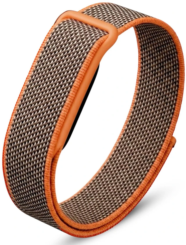 Main image of Stretch Nylon Loop Band Compatible with Google Fitbit Air, Soft Breathable Woven Sport Strap, Adjustable Elastic Replacement Wristband for Men & Women