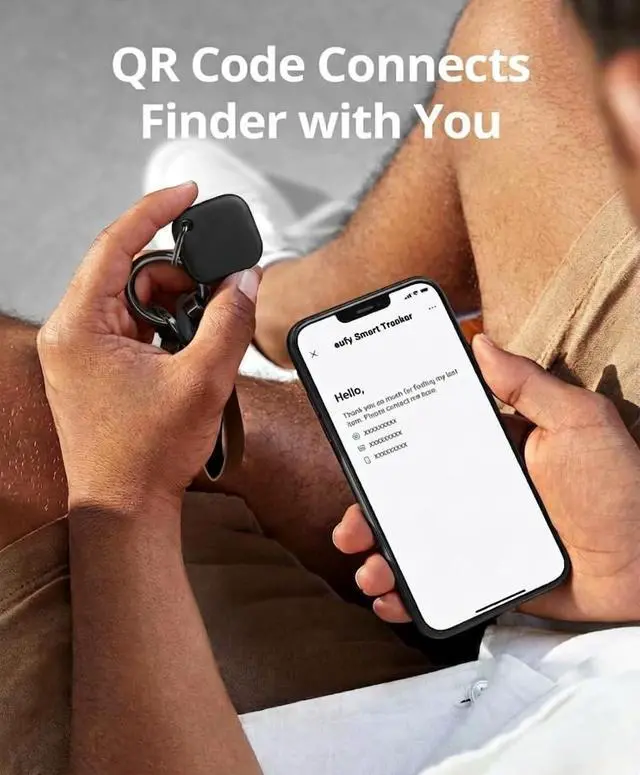 Alt view image 7 of 7 - by Anker SmartTrack Link (Black, 2-Pack), Android not Supported, Works with Apple Find My (iOS only), Key Finder, Bluetooth Tracker for Earbuds and Luggage, Phone Finder, Water Resistant