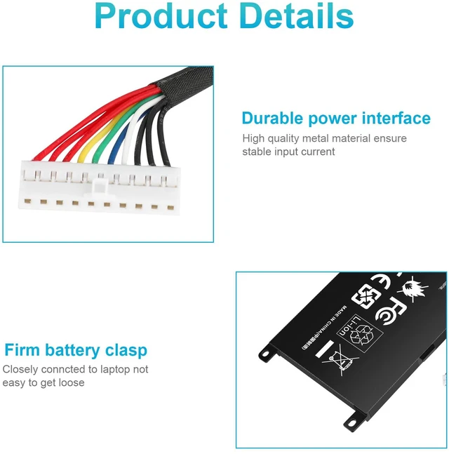 Alt view image 3 of 4 - BTY-M6M 4ICP8/35/142 Laptop Battery for MSI GS66 Stealth 10SE 10SF 11UE 11UH GE66 Raider 10UG 11UG GE76 for Dragon Tiamat 11UH WS66 10TM 11UMT 11UKT for Raider 11UG GE76 11UE 55R G6 430 440 445 G7