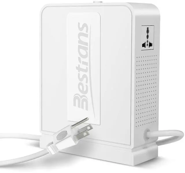 Main image of 3000W Step Up Transformer, 110V to 220V Converter, Pearl White | Toroidal Core, Appliances for Use in Asia&Europe, 110V-120V to 220V-240V with Dual Outlets, Overload Protection, Heavy Duty