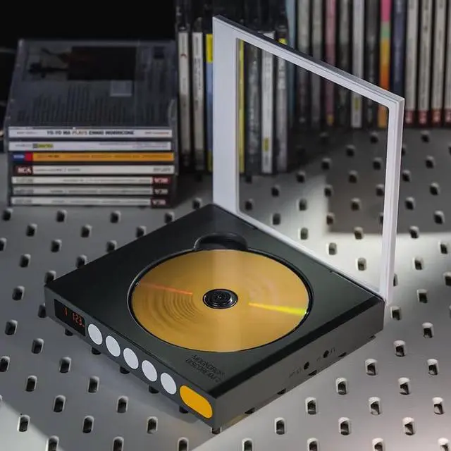 Alt view image 3 of 7 - DISCDREAM 2 Portable CD Player USB Desktop Sound Card Function Optical Digital Output