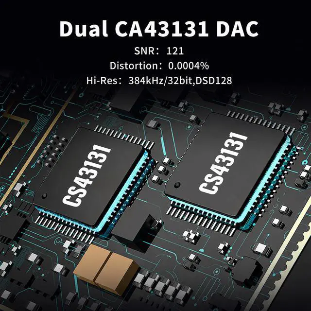 Alt view image 2 of 7 - M0 Pura HiFi Music Player,Hi-Res MP3 Player,DAC/AMP,2X CS43131 DAC,Bluetooth 5.0,APP Control,LDAC/SBC/AAC,3.5mm/Type-C Jack,Support USB Audio 384kHz /32bit,250mW@32,MTouch OS (M0 Pura BK)