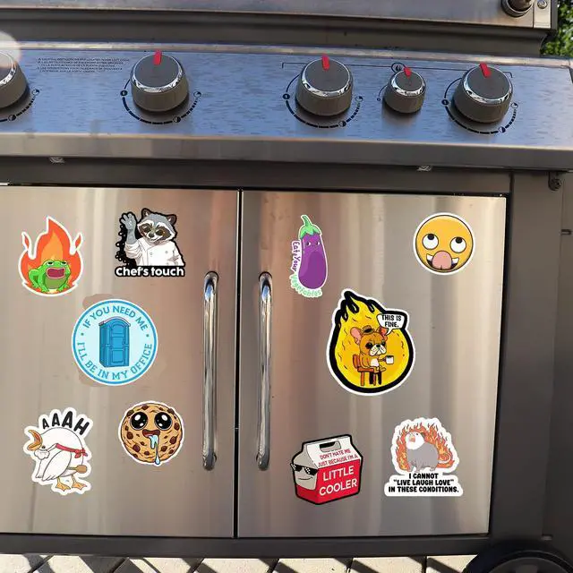 Alt view image 4 of 7 - 306pcs Funny Meme Vinyl Stickers Pack, Large Bulk Sticker for Laptop, Phone, Water Bottles, Computer Cars... Vine Sticker Decal DIY Décor for Bumper Accesory