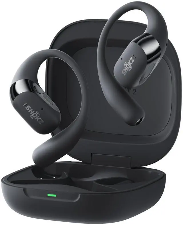 Main image of OpenFit 2+ Open-Ear Earbuds, Black, Dolby Audio,Wireless Charging | Soft Ear Hooks IP55 Water-Resistant; USB-C Fast Charging48H Playtime; Gym/outdoor/home use