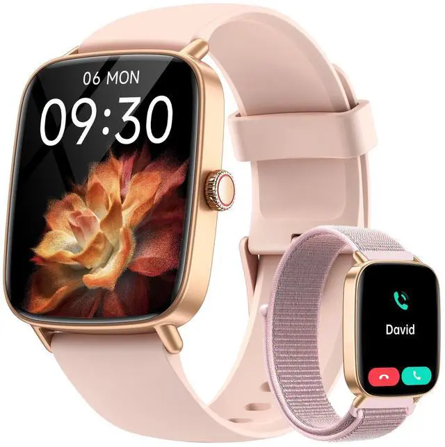 Main image of Smart Watch for Women Answer Phone Health Monitoring with 2 Bands | 10-Day Long Battery Life,Fast Charge, Sleep Monitoring, All-day Activity Tracking, IP68 Waterproof, 100+ Watch Face