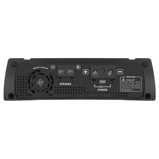Alt view image 5 of 7 - Taramps HD 2000 2 Ohms 1 Channel 2000 Watts RMS MAX Full Range Car Audio, Monoblock, LED Monitor Indicator, Class D Amplifier, Crossover, White 2k amp