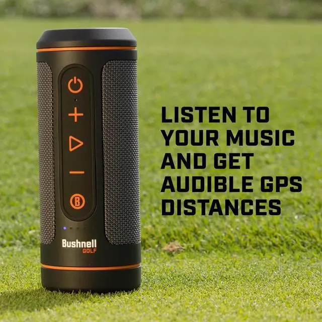 Alt view image 7 of 7 - Bushnell Wingman 2 Golf GPS Speaker Protective Pouch Bundle | Audible GPS & Remote, Music, BITE Magnetic Cart Mount, 40,000+ Courses, 14+ Hours Battery & External Battery Indicator