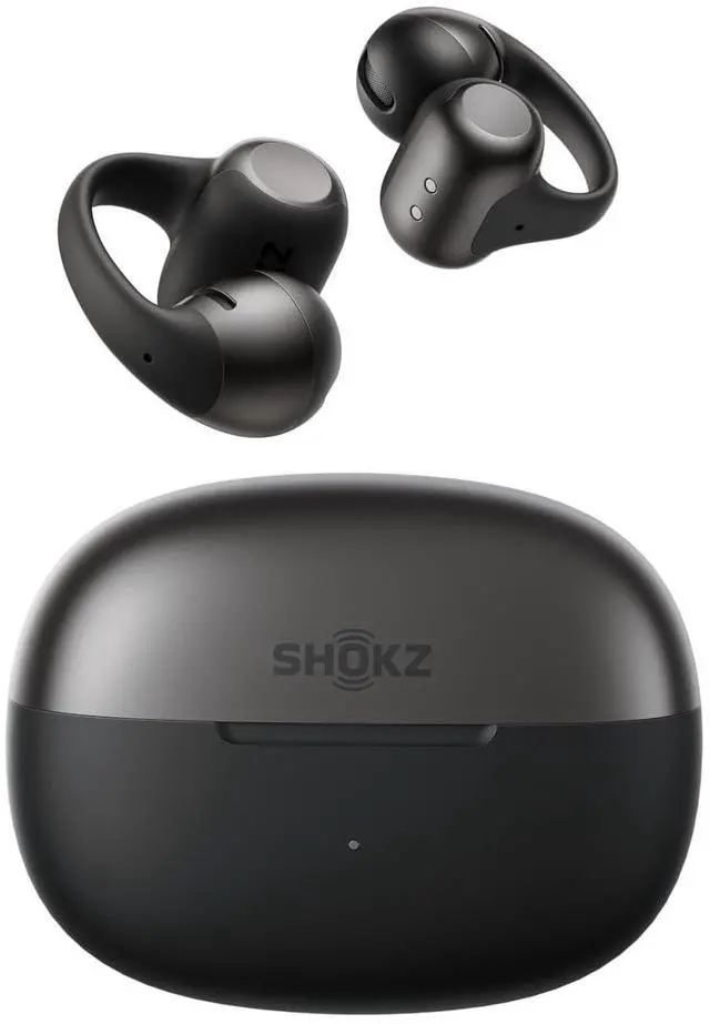 Main image of OpenDots 2 Open-Ear Clip-On Earbuds, Black, Dolby Audio, 3 Mics