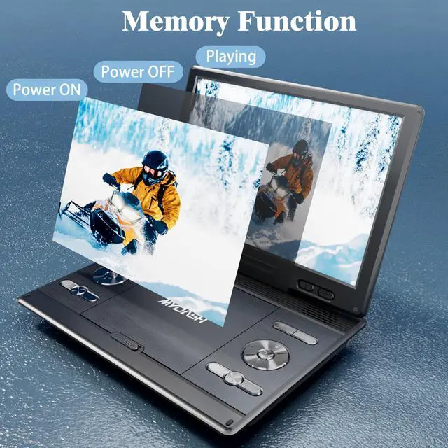 Alt view image 5 of 7 - 14.9'' Portable DVD Player with 12.5" Swivel Screen