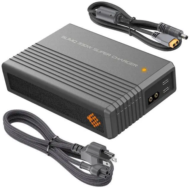 Main image of 330W Compact Universal Gaming Laptop Charger, DC + 2 USB-C