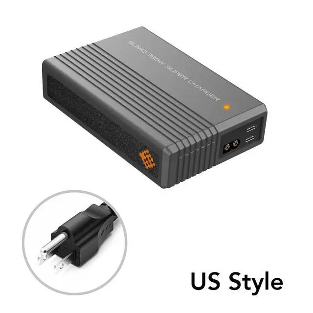 Alt view image 3 of 7 - 330W Compact Universal Gaming Laptop Charger, DC + 2 USB-C