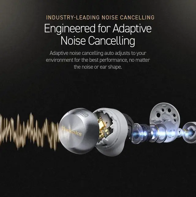 Alt view image 5 of 7 - Reference Class HiFi Wireless Earbuds,Dolby Atmos with Head Tracking,Adaptive Noise Cancelling,3 Device Multipoint, 10-hr Battery,Wireless Charging Improved Fit -EAH-AZ100-V (Moonlight Lilac)