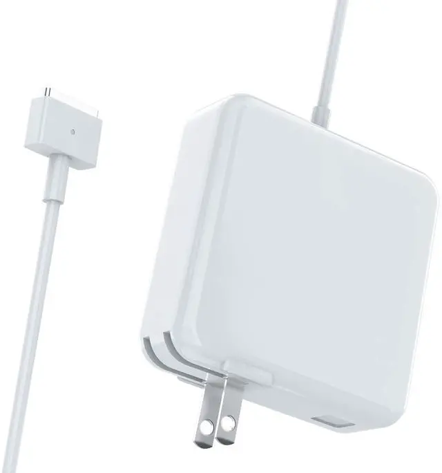 Main image of MacBook Air Charger - 45W Magnetic T-Tip Power Adapter (2012-2017) | Premium QualityT-Tip Connector w/ LED & 6FT Cord, for MacBook Air 11/13" 2012-2017, Model A1435/A1436/A1465/A1466