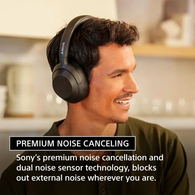 Alt view image 2 of 7 - ULT WEAR Over-Ear Noise Canceling Wireless Headphones, Black | Massive Bass, Comfortable Design, 30-Hour Battery, Signature Noise Canceling Found in 1000X Series, Alexa Built-in, Bluetooth