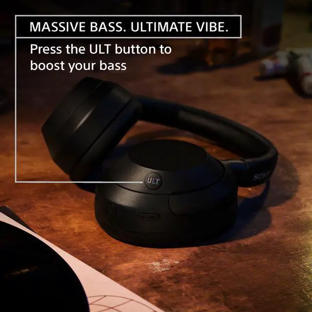 Alt view image 3 of 7 - ULT WEAR Over-Ear Noise Canceling Wireless Headphones, Black | Massive Bass, Comfortable Design, 30-Hour Battery, Signature Noise Canceling Found in 1000X Series, Alexa Built-in, Bluetooth