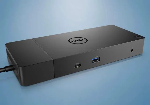 Alt view image 3 of 6 - WD19 180W Docking Station (130W Power Delivery) USB-C, HDMI, Dual DisplayPort, Black (KXFHC 0KXFHC 210-ARIQ)