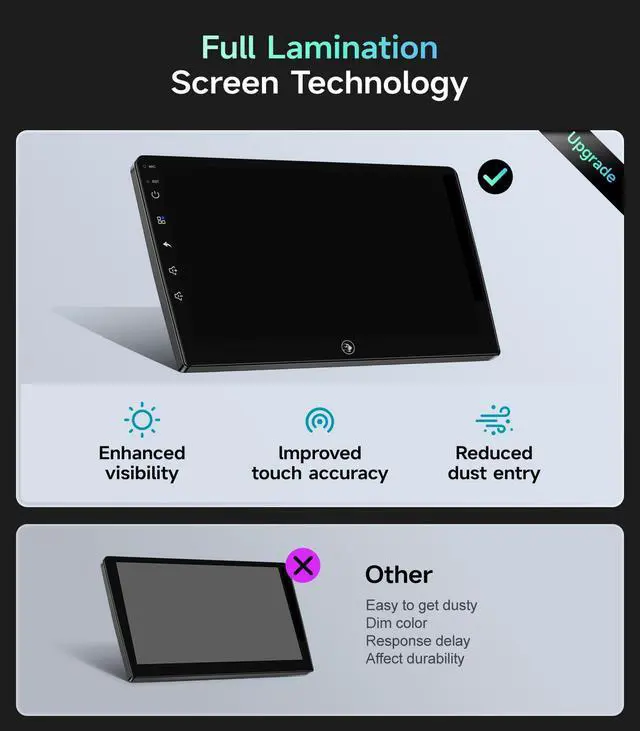 Alt view image 4 of 7 - Car Radio Stereo for Ford F150 2009-2014, Wireless CarPlay Android Auto | 9 Inch HD touchscreen, 5G WiFi GPS Navigation, phone link, Bluetooth FM AM AM SWC, 1080P backup camera