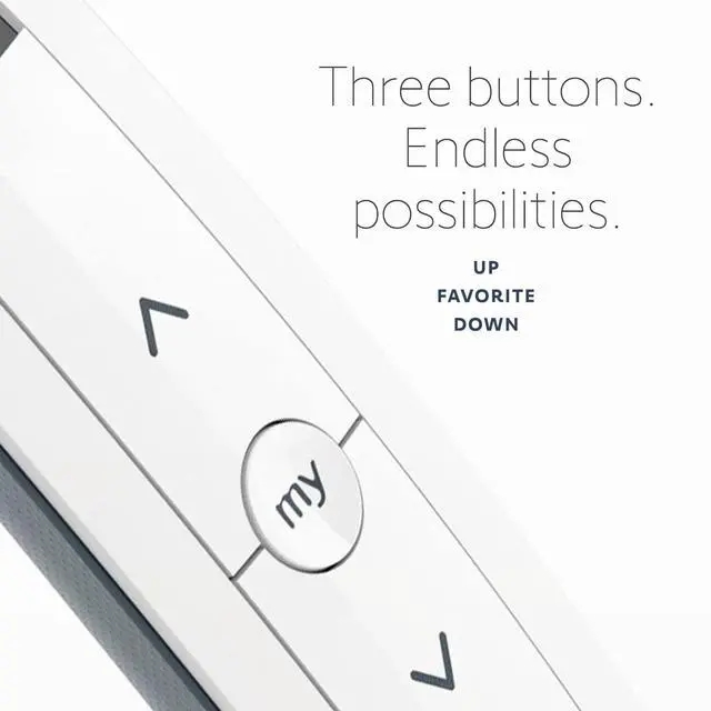 Alt view image 4 of 7 - Remote Situo 1 Pure 74300 RTS Single Channel Remote Control for 1 Motorized Shade or Group RTS Only (Not Zigbee/Wi-Fi/Z-Wave) Includes Wall Holder Elegant White